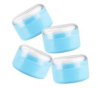 MUCKLILY 4 Pezzi Scatola Per Puff Per Polvere Applicatore Per Polvere e Scatola Realizzata in Plastica e Spugna Sintetica Leggera Da Trasportare Adatta Alla Ragazza e Da Usare Con Una Sola