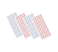 MUCKLILY 4fogli Etichette Per Batterie Adesivo Stickers Per Per Distribuzione Elettrica e Terminali Batterie