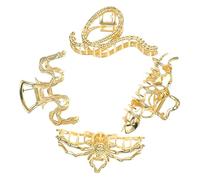 MUCKLILY 4Pezzi Clip per Metallo Fermagli Decorativi con Design Accessori Eleganti per Occasione