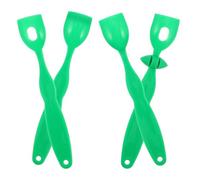 MUCKLILY 4pezzi Kit Strumenti Terapia Del Linguaggio Per Ragazzo Ragazza Ragazza Trainer Motore Orale in Pp Sicuro Esercizi Muscoli Lingua Supporto Sviluppo Comunicazione Impugnatura Comoda