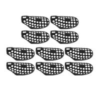 MUCKLILY 5 Paia Tendiscarpe in Plastica Neri, Forma Scarpe Traforata 43-46 | Inserto per Stivali, Design Ventilato Cavo, Mantiene la Forma e Aiuta la Circolazione