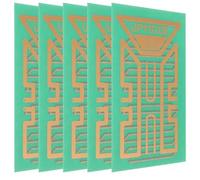 MUCKLILY 5 Pezzi Adesivi Potenziamento Segnale Cellulare Antenna Stickers Resistenti e Portatili per Migliorare Ricezione Telefono