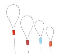 MUCKLILY 50 Pezzi Di Sigilli Per Fili Colorati Casuali Pinze Per Sigillatura Materiale Liscio Strumento Logistico