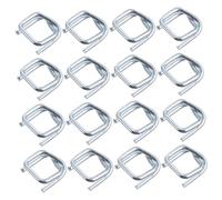 MUCKLILY 50 pezzi Fibbie Regolabili in Metallo per Cinturini da Fermagli Resistenti per Imballaggio e Reggette Sostituzione Pratica per Fibbie Piccole di Fasce e Valigie