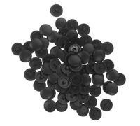 MUCKLILY 500 Pezzi Tappi Coprivite in Plastica Nera da 10 MM Copriviti Resistenti alle Intemperie per Mobili Armadi e Supporti a Parete Tappi a Vite Decorativi Impermeabili per Uso