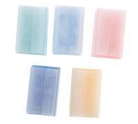 MUCKLILY 5Pezzi Spazzole Bagno per Allenamento Tattile Morbide e Comfortevoli per Sviluppo Sensoriale Bagnetto Accessori