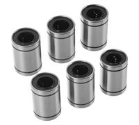 MUCKLILY 6 Cuscinetti a Sfere Lineari Lm12Uu Sigillati in Metallo per Stampante 3D Cuscinetti Guida ad Alta Precisione per Pulegge e Parti della Stampante Accessori per Movimento Lineare