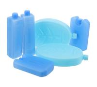 MUCKLILY 6 Pezzi Impacchi di Ghiaccio per Ventilatori d'Aria e Borse Termiche in Plastica Riutilizzabile per Vacanze Estive Raffreddamento Rapido e Soluzione Efficiente