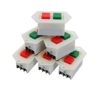 MUCKLILY 6 Pezzi Interruttori di Avviamento per Smerigliatrice da Banco 5A Pulsante di Sicurezza e Controllo Pressione Interruttore di Alimentazione per Trapano da Tavolo Accessori per