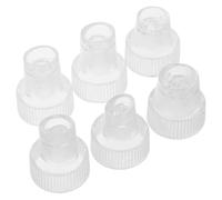 MUCKLILY 6 Punte di Ricambio per Idropulsore Viso Punta Esfoliante a Bolle di Ossigeno Accessori per Macchine di Bellezza per Pulizia Profonda dei Pori e Assorbimento Migliorato