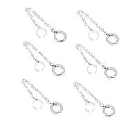 MUCKLILY 6pezzi Orecchini Pendenti Per in Acciaio Al Per Polsino Orecchio Per Polsino Orecchio Pendente Per Orecchino