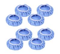 MUCKLILY 8 pezzi Pad in Microfibra per Lucidatura Auto Applicatori Ceratura Riutilizzabili Tamponi Buffer per Lucidatrice Orbitale Assorbimento Cera Ottimale e Protezione Superficie Senza