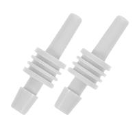 MUCKLILY Adattatore per Connettore Tubo Singolo 4,6mm per Polsino Piccolo, Set 2 Pezzi, Accessorio per Misuratore Pressione Elettronico, Compatibile Uso Domestico e Ospedaliero