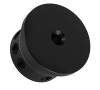 MUCKLILY Adattatore per Mozzo Volante Auto in Alluminio Nero Kit di Conversione Sterzo per Giochi di Corse e Golf Cart Compatibile Simulatori di Guida e Veicoli Sportivi