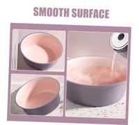MUCKLILY Bacinella Lavabo in Resistente Multifunzione per e Casa Lavaggio e Calzini Design Doppio Colore Rosa Media
