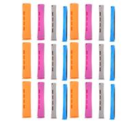 MUCKLILY Bigodini per Permanente senza Calore in Plastica 40 Pezzi Multicolore per Chioma Corti e Lunghi Frangia Bigodini Arricciacapelli Flessibili per Styling Fai da Te e Volume Set