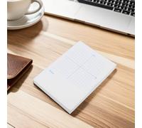 MUCKLILY Blocco Note di Carta Millimetrata Xy Coordinate per Matematica, 3 Pezzi, Carta Bianca, Design Compatto per Compiti e Aula