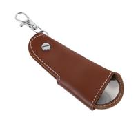 MUCKLILY Calzascarpe Portachiavi in Acciaio Inossidabile Con Manico Corto, Calzascarpe Da Viaggio Ergonomico Per Anziani e Donne, Accessorio Scarpe Pieghevole Facile Da Trasportare