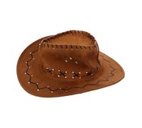 MUCKLILY Cappello da Cowboy per Cappello Decorativo Unisex per Feste Tema Western Accessorio Versatile per Costume da Cowboy e Giochi Ruolo Design Leggero e Adatto Diverse