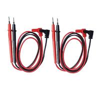 MUCKLILY Cavi Di Elettrici Per Multimetro Digitale, Set Da 2 Sonde Antiscivolo Isolate, Compatibili Tutte Le Marche, Per Misurazioni Fino a 1000v e 10a, Uso Elettrico Professionale