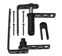 MUCKLILY Cerniera a Chiusura Automatica in Acciaio Inox 304 per Porte a Battente da Bar Set 1 Paio Meccanismo a Gravità Apertura Bidirezionale Interna ed Esterna per Uso Commerciale e