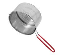 MUCKLILY Cesto in Acciaio Resistente Portatile per Uso da Campeggio Bruciatore da Cestello per Attrezzatura da Barbecue