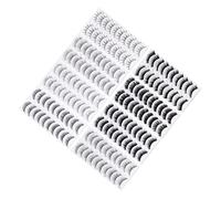 MUCKLILY Ciglia Finte Naturali Lunghe e Folte 80 Paia 8 Stili Diversi per Trucco Quotidiano e Feste, Comode e Sicure per Occhi Sensibili