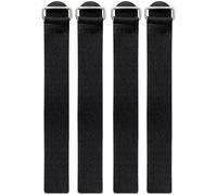 MUCKLILY Cinghie Antiscivolo per Scarpe da Neve 4 Pezzi Fissaggio Regolabile in Nylon Resistente per Escursionismo Ramponi per Arrampicata e Attività All’Aperto Invernali