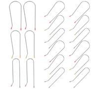 MUCKLILY Clip di Fissaggio per Arricciacapelli Caldi in Acciaio Inox 304, Set da 24 Pezzi Morsetti per Rulli Caldi di 1.9 Cm, 2.54 Cm e 3.2 Cm, per Uso Professionale e Domestico