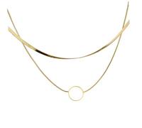 MUCKLILY Collana Minimalista da Donna Sottile per Clavicola e Raffinato per Speciale