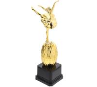 MUCKLILY Coppa di Balletto per Ragazze, Premio da Danza in Plastica Oro | Design Delicato e Dettagli Unici, Semplice ma Affascinante, per Feste di Balletto e Gare di Danza