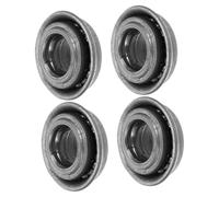 MUCKLILY Cuscinetti Per Assale Sedia a Rotelle Kit Da 4 Pezzi, Cuscinetto a Sfere Mozzo Ruota Anteriore in Acciaio, Compatibile Forcella e Supporto Ruota, Sterzata Regolare Per Uso Sedie a Rotelle