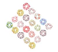 MUCKLILY Elastici per Chioma Donna Set 20 Pezzi Motivo Frutta Fascia Elastica Design alla Moda e Piacevole al Tatto fare Esercizio Stili multipli