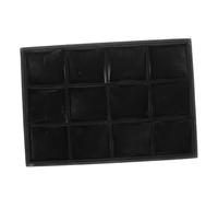 MUCKLILY Espositore Orologi con Scomparti Portagioie Organizer per Braccialetti e Orologi Vassoio per Gioielli Impilabile con Design Elegante
