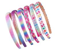 MUCKLILY Fasce per Chioma Glitterate Headbands Decorative Headwear 6 Pezzi Sequenze Brillanti Resistentea Rottura e'Usura per Ragazzi Festa di Carnevale e Celebrazioni