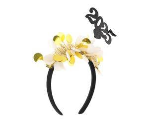 MUCKLILY Fascia per Capelli Paillettes Glitterate Accessori per Feste di Capodanno Cerchietto per Vigilia Fascia Elegante Perurea Design Monoblocco Resistente per Ogni Occasione Festiva
