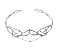MUCKLILY Fascia Per Chioma Da Donna Corona Di Fata Tiara Da Sposa Accessorio Per Chioma Elegante Leggero Per Matrimoni Feste e Cerimonie