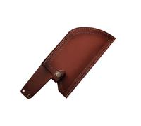 MUCKLILY Fodero per Coltello in Pelle Artificiale Marrone, Portatile | Custodia Protettiva Guaina e Sottile, Resistente All'usura per Accessorio, Pratico Lama per Casa e Cucina