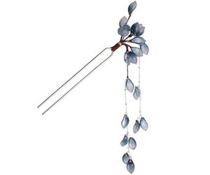 MUCKLILY Forcina Elegante e Resistente per Nappine Donna Stile Cinese Chioma Accessorio in Metallo e Smalto per Festa di Compleanno o Giorno Speciale