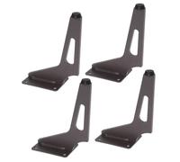 MUCKLILY Gambe in Metallo per Mobili Moderni 15 CM 4 Pezzi Gambe di Ricambio per Tavolini Laterali e Divani Supporto Stabile per Carichi Pesanti Montaggio Laterale per Progetti Fai da