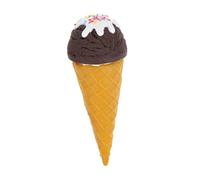 MUCKLILY Gelato Attraente Cono Modello di Pvc e Artificiale in Realistico Decorazione Color Caffè Accattivante Effetto Visivo per Vetrine Allestimenti Fotografici