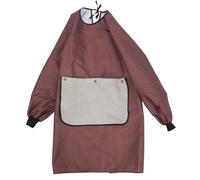 MUCKLILY Grembiule da Lavoro Antimacchia con Maniche Regolabili e Tasche Multiple per Cucina e Ristorazione, Grembiule da Cameriere Unisex Resistente All’olio e All’acqua,