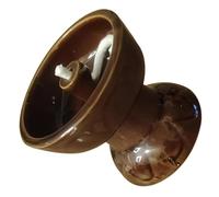 MUCKLILY Lampada a Olio a Cherosene Retrò in Ceramica, Lanterna a Olio Per Uso Interno, Decorazione Per Templi e Ambienti Domestici, Facile Da Pulire e Sicura, Formato Piccolo Con Stoppino Incluso