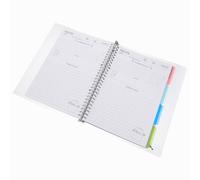 MUCKLILY Libro di Pianificazione delle Ricette Pagine Resistenti All'acqua e Strappo, Planner da Cucina Ricariche Sostituibili in Carta e Plastica per Uso Quotidiano