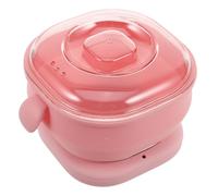 MUCKLILY Macchina Elettrica Scaldacera Portatile per Depilazione con Fodera Silicone Riscaldatore per Cera e Pentolino per Trattamenti Rimozione Casa e Salone