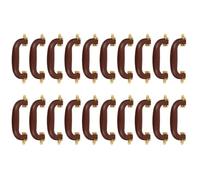 MUCKLILY Maniglie per Bagagli in Plastica 20 Pezzi Superficie Antiscivolo Manici per Valigie e Custodie Fotografiche Compatibili Cassette degli Attrezzi Impugnatura Comoda per Uso in