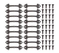 MUCKLILY Maniglie per Mobili da Cucina in Stile Retrò 40 Pezzi Pomelli per Cassetti e Armadi in Bronzo Anticato Maniglie per Credenze e Librerie Superficie Liscia Accessori per Mobili