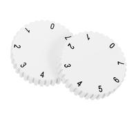 MUCKLILY Manopole Di Controllo Temperatura Frigorifero e Congelatore, Set Da 2 Pezzi, Manopole Di Regolazione Riparazione Congelatore, Sostituzione Facile Per Elettrodomestici Domestici