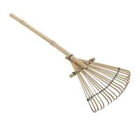 MUCKLILY Mini Rastrello Zen in Bambù 18x53,5 Cm per Meditazione sulla Sabbia, Accessorio Decorativo da Tavolo per Spazi Zen e Giochi di Relax