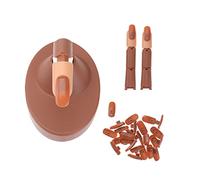 MUCKLILY Modelli di Formazione per Nail Art Base, Set di Dita Finte per Manicure Professionale, Riutilizzabili e Leggere, Strumenti per Esercitarsi nella Decorazione Unghie, Adatti